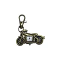 Vintage Bronze Motorrad Schlüsselanhänger Uhr, kreative retro Taschenuhr Geschenk für Männer. - Motorrad-Stil