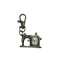 Orologio da tasca vintage forma macchina da cucire portachiavi quarzo regalo stile retro - Stile Macchina da Cucire