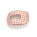 Chic polka dot oval hair claw clip, stylish acetate hair catcher for women daily styling. - Orange Polka Dots