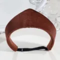 Brown velvet crown headband baroque style retro hair hoop elegant women hair accessory - Elastic Band Basic Style / Brown