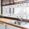 Blauer Ozean Fensteraufkleber Strand Stil Glas Dekor Aufkleber fuer Kueche Zuhause - 5M / CJT17501