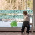 Blauer Ozean Glas Aufkleber Seestern Muschel Fensterdekor Borte fuer Glastuer Zuhause - 5M / CJT18002