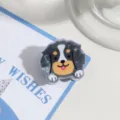 Süße Cartoon Welpe Haarklammer süße Acryl Tier Haaraccessoire für Damen Alltagsstyling Look - Berner Sennenhund