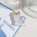 Süße Cartoon Hund Haarklammer Detail, süßes Acryl Tier Haaraccessoire für Frauen und Mädchen. - Shih Tzu