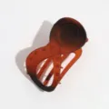 Elegante pinza de pelo en forma de 8 marrón, accesorio retro elegante para mujeres. - Degradado Rojo Negro Mate
