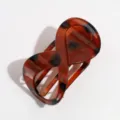 Elegante pinza para el pelo con carey en forma de 8 para peinados diarios chic y elegantes. - Leopardo Rojo