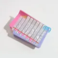 Mini notebook design hair claw clip, cute pink and purple cute hairpin for daily styling. - Notebook Style