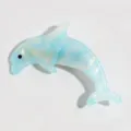 Blue dolphin hair clip sweet resin hairpin for summer cute side bangs daily styling accessories - Dolphin / Blue Dolphin
