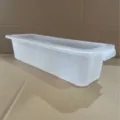 Durchsichtige Kunststoff Aufbewahrungsbox rechteckiger Schubladen Organizer für Küche. - Einzelne Aufbewahrungsbox (Transparent)