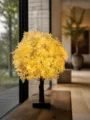 LED bloem boom lamp warm wit nachtlampje voor gezellige sfeervolle binnenhuis decoratie - Geel / Warm wit