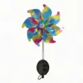 Solar bunte Windspiel Leuchte outdoor wasserdicht Garten dekorative Rasen Lampe LED - dreifarbig