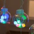 LED wish ball string lights colorful decorative hanging bauble for party holiday room decor. - Colorful