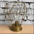 Gouden geometrische LED bureaulamp USB oplaadbare nachtlamp voor slaapkamer decor - Diamant / Goud / USB Opladen