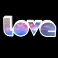 Galaxy LED Love Letter Licht, Marquee Teken Nachtlamp voor Romantische Feest Decoratie - Melkweg sterrenhemel