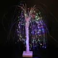 LED birch tree lamp for room decoration bedroom ambient lighting with colorful glowing branches - Willow Tree