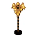 Halloween houten spook nachtlampje LED feestelijke tafeldecoratie feestverlichting - Spook / 1 Stuk