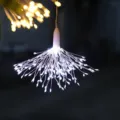LED vuurwerk snoerverlichting, witte sterrenburst hanglamp voor tuindecoratie - Wit Licht Vuurwerklicht