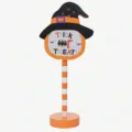 Halloween feestdecoratie LED staand bord eng pompoen heksenhoed tafelverlichting - Zwarte Vleermuis