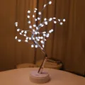 USB LED decoratieve boom lamp bloem nachtlamp romantische slaapkamer sfeer verlichting - Witte Pruimenboom
