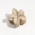 Süße matte Blumen Haarklammer kleine Haargreifer Haarspange süßes Styling Zubehör - Klein Khaki