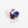Mini pince à cheveux Jour de l'Indépendance, aigle mignon étoile drapeau US, rouge blanc bleu. - Style Aigle Base Rouge