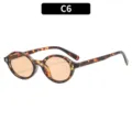 Vintage round sunglasses for women and men, stylish tortoise shell UV400 sun eyewear. - Floral Print Frame Champagne Lens