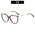 Retro oversized cat eye sunglasses with heart detail and chic tortoise shell frame for women. - Tortoise Frame Khaki Sides
