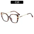 Retro Katzenauge Sonnenbrille für Damen, oversize Schildpatt Gold Metall Gestell Brille. - Schildpatt
