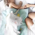 Handgemachte Einhorn Strick-Babydecke, süße Cartoon-Wolltecke für Kinderbett und Fotos - 70*120cm / Einhorn - Grün [Auf Lager]