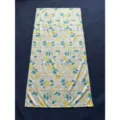 Microfiber lemon print beach towel quick dry swim bath towel pool vacation resort wrap - 75x150cm 260g / Waffle Printed Towel - Lemon