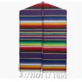 Étole de remise des diplômes rayée traditionnelle mexicaine écharpe colorée accessoire mode - Ceinture classique - Violet