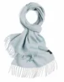 Écharpe d'hiver unie en laine avec franges, châle chaud et confortable style cachemire. - 100 % pure laine - Vert parfum
