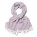 Mongolie Interieure pure laine cachemire echarpe femme uni homme automne hiver chaud - 100 % laine vierge - violet foncé