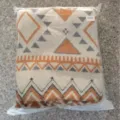 Bohemian knitted throw blanket, soft geometric pattern sofa blanket for indoor and outdoor camping. - Navajo Sun Pendants