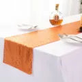 Runner da Tavola con Paillettes Arancione Tovaglia Luminosa per Festa Matrimonio - 30*180cm / Arancione