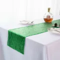 Green sequin table runner sparkly table decoration for wedding party dining table decor - 30*275cm / Grass Green