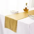 Cammino da tavola con paillettes oro decorazione scintillante per feste di matrimonio. - 30*180cm / Champagne