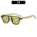 Gafas de sol de acetato vintage con un elegante diseño retro y lentes tintadas para el uso diario. - Montura Verde / Lentes Verdes