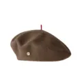 Japanese style wool beret retro elegant painter hat autumn winter women fashion hats - Coffee