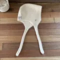 Cozy knitted winter earflap hat for women, thick warm balaclava beanie in solid cream color. - One Size / Milky White
