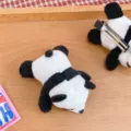 Cute plush panda hair clip sweet cartoon animal hair accessories for women and girls daily wear - Full Body Panda Hair Clip