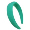 Green sponge headband, wide-brim solid color plush hair hoop for women and girls daily wear. - Thickened Wide Style (FV04) / Emerald