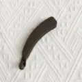 Matte brown banana hair clip detail, simple minimalist design for daily hair styling. - Regular Fit / Brown