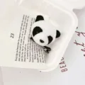 Cute plush panda hair clip cartoon animal hair accessory for women and girls daily styling - Panda Head Hair Clip