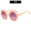Occhiali da sole fiori bambini carino pesca variante spiaggia accessorio moda bimbo - Rosa loto