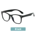 Children anti blue light glasses in black frame lightweight optical clear eyeglasses - C7-Full Black Frame