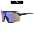 Gafas de sol deportivas de gran montura para exteriores ciclismo protección UV C4 - C4-Montura Negra Espejo Verde