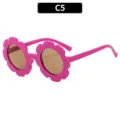 Rosa Kinder Blumen Sonnenbrille, süße UV-Schutz Sonnenbrille für Jungen und Mädchen. - Fuchsia