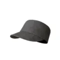 Japanischer Stil Leinenoptik Reitkappe Sommer atmungsaktive flache Mütze minimalistischer Entenschnabel - M (56-58cm) / Grau
