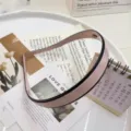 Stylish minimal anti-slip hair hoop elegant daily wear versatile teeth headband accessory - Black Pink